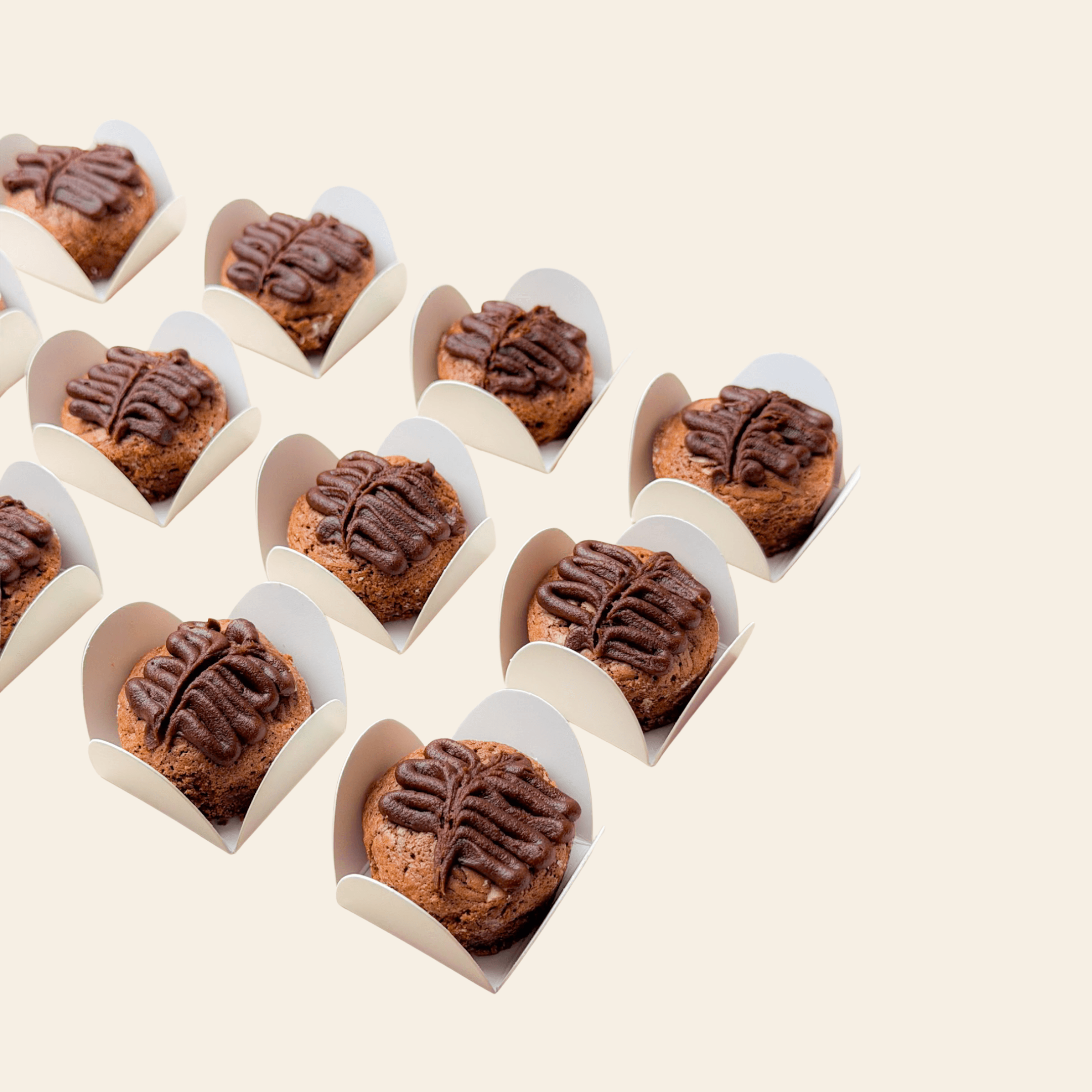 50 Mini brownies