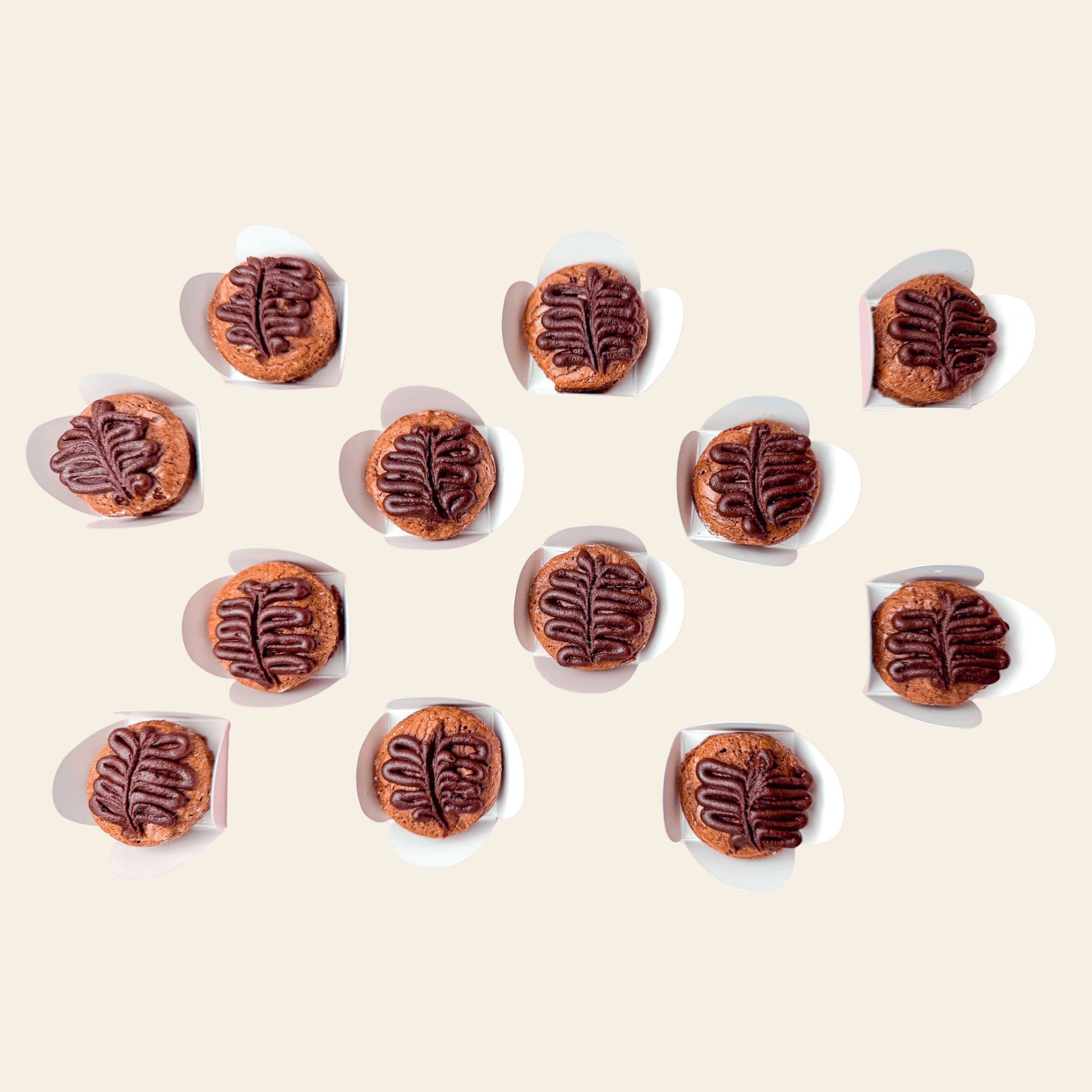 50 Mini brownies